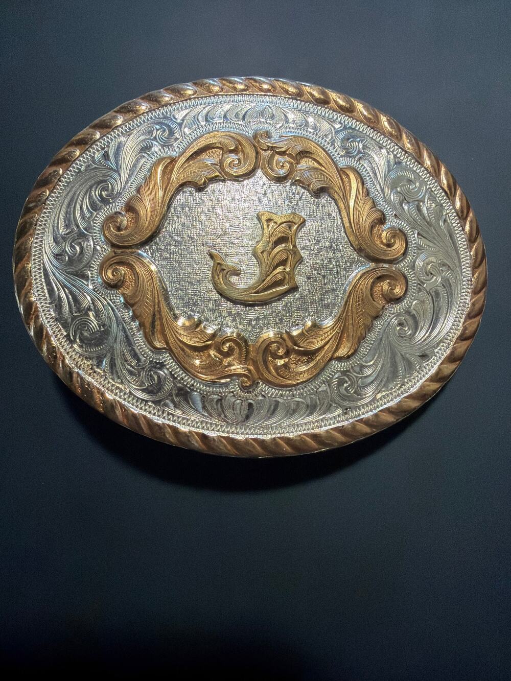 Montana Silver “J” Belt buckle